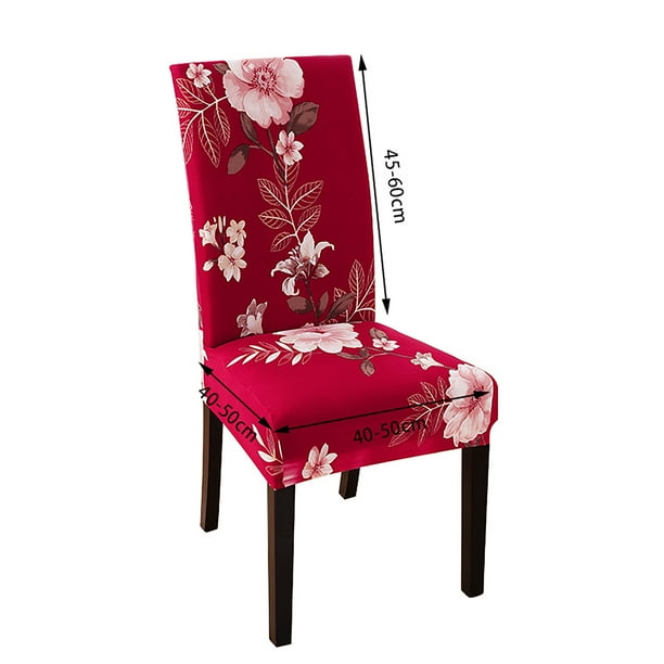 1//4//6PCS Dining Chair Covers Removable Seat Slipcover Stretch Banquet Party Deco